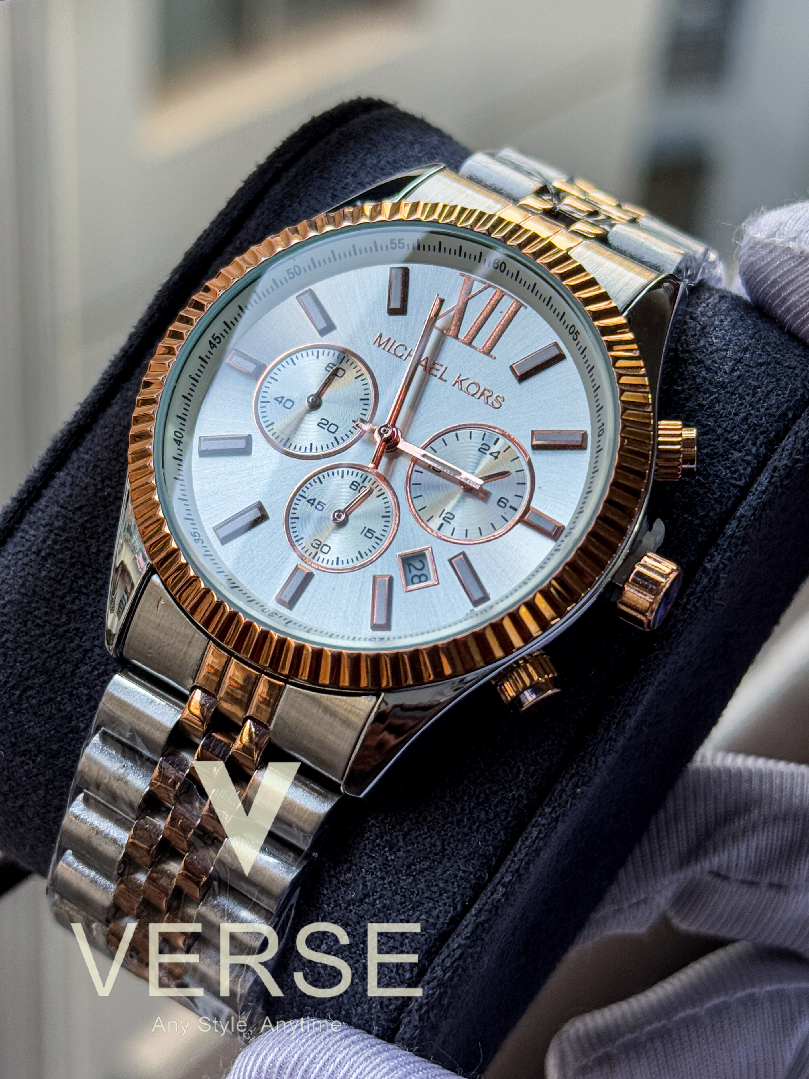 Michael Kors Lexington Two tone rose gold