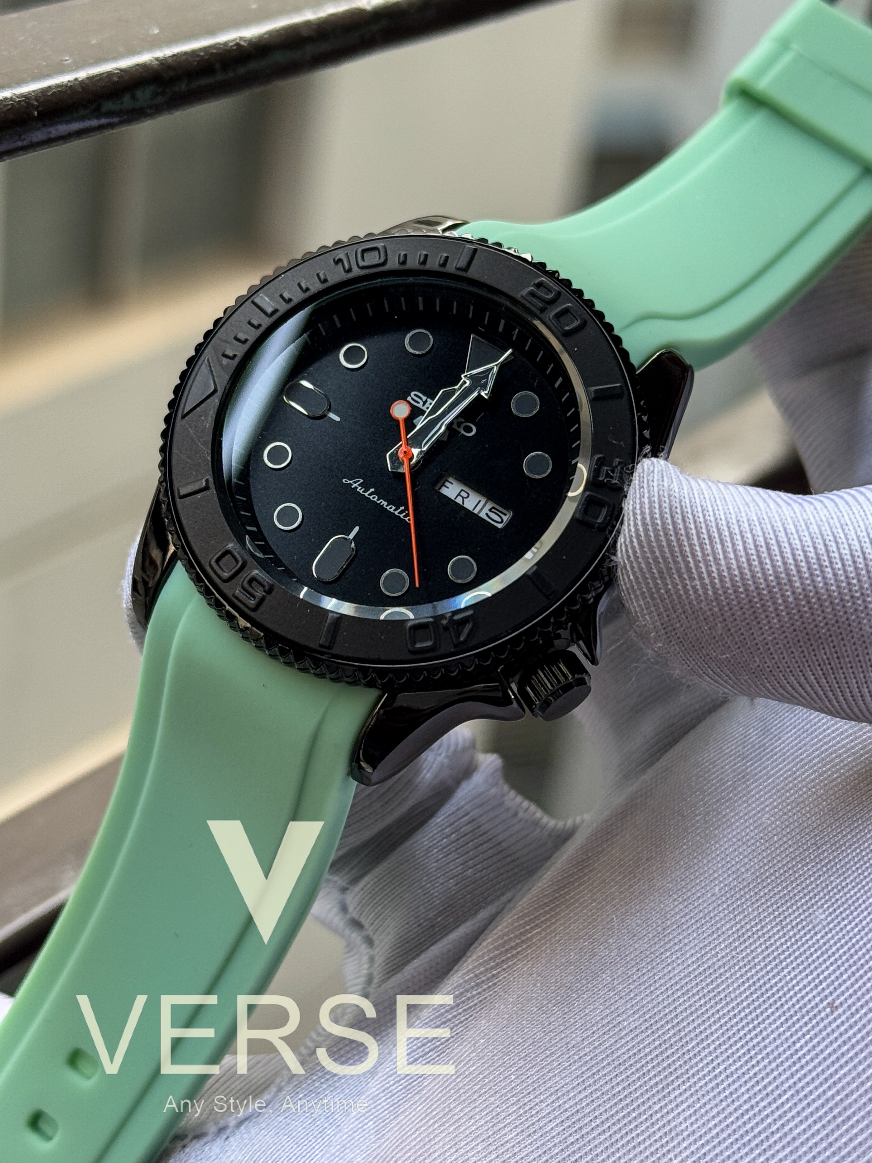 Seiko SKX Mint green