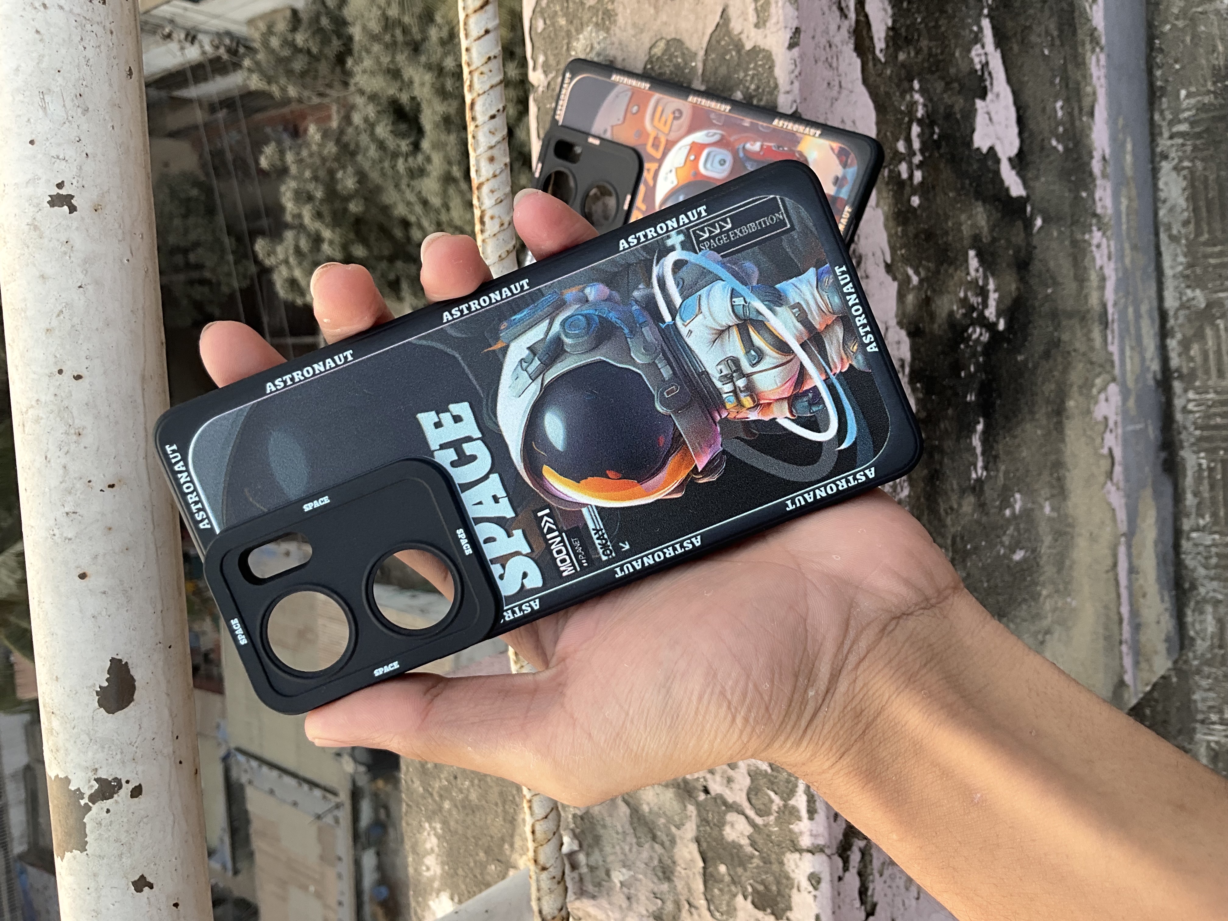 For IQOO Neo9 starry sky astronaut painted soft silicone case_img_0