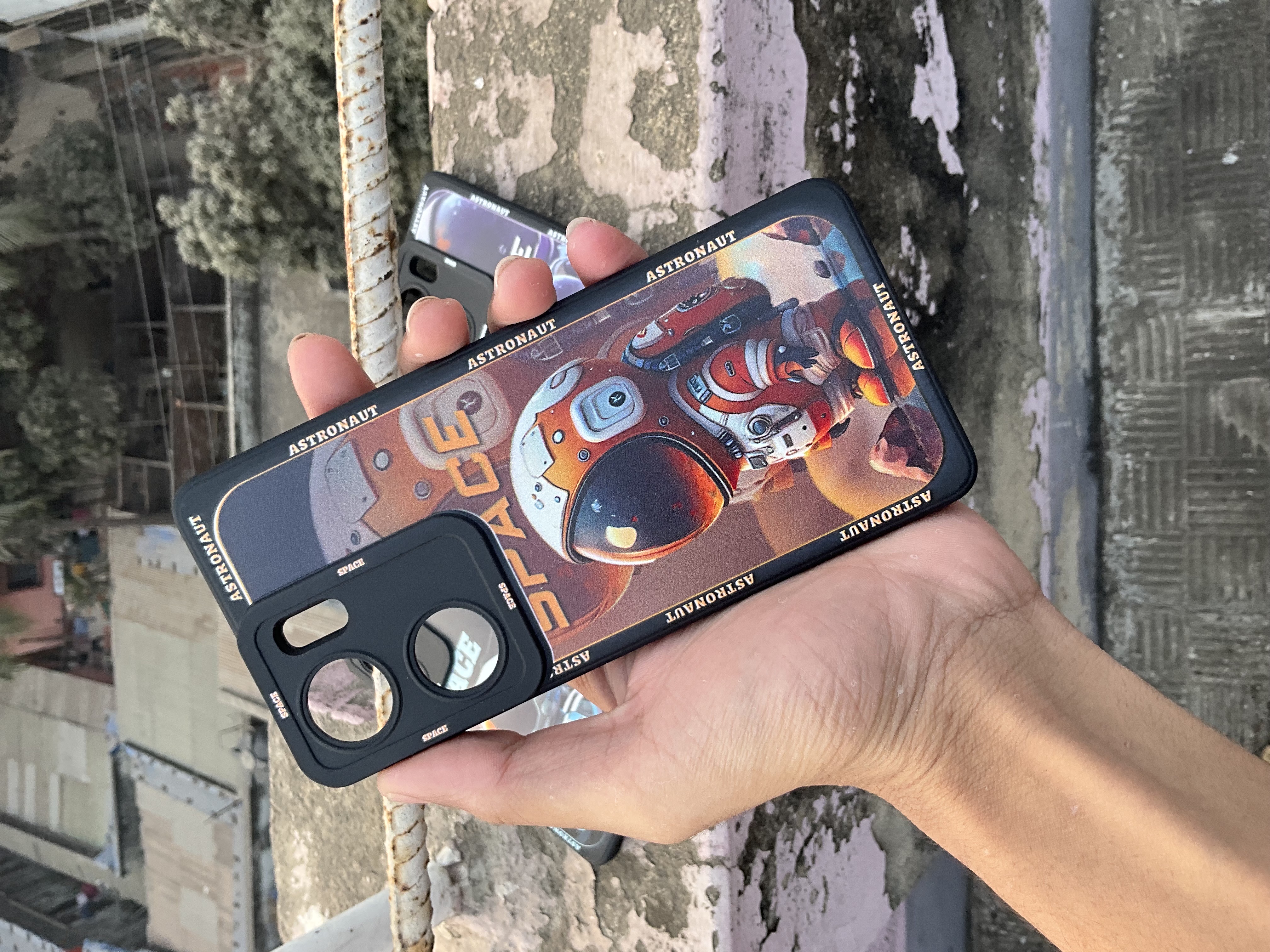 For IQOO Neo9 starry sky astronaut painted soft silicone case_img_1