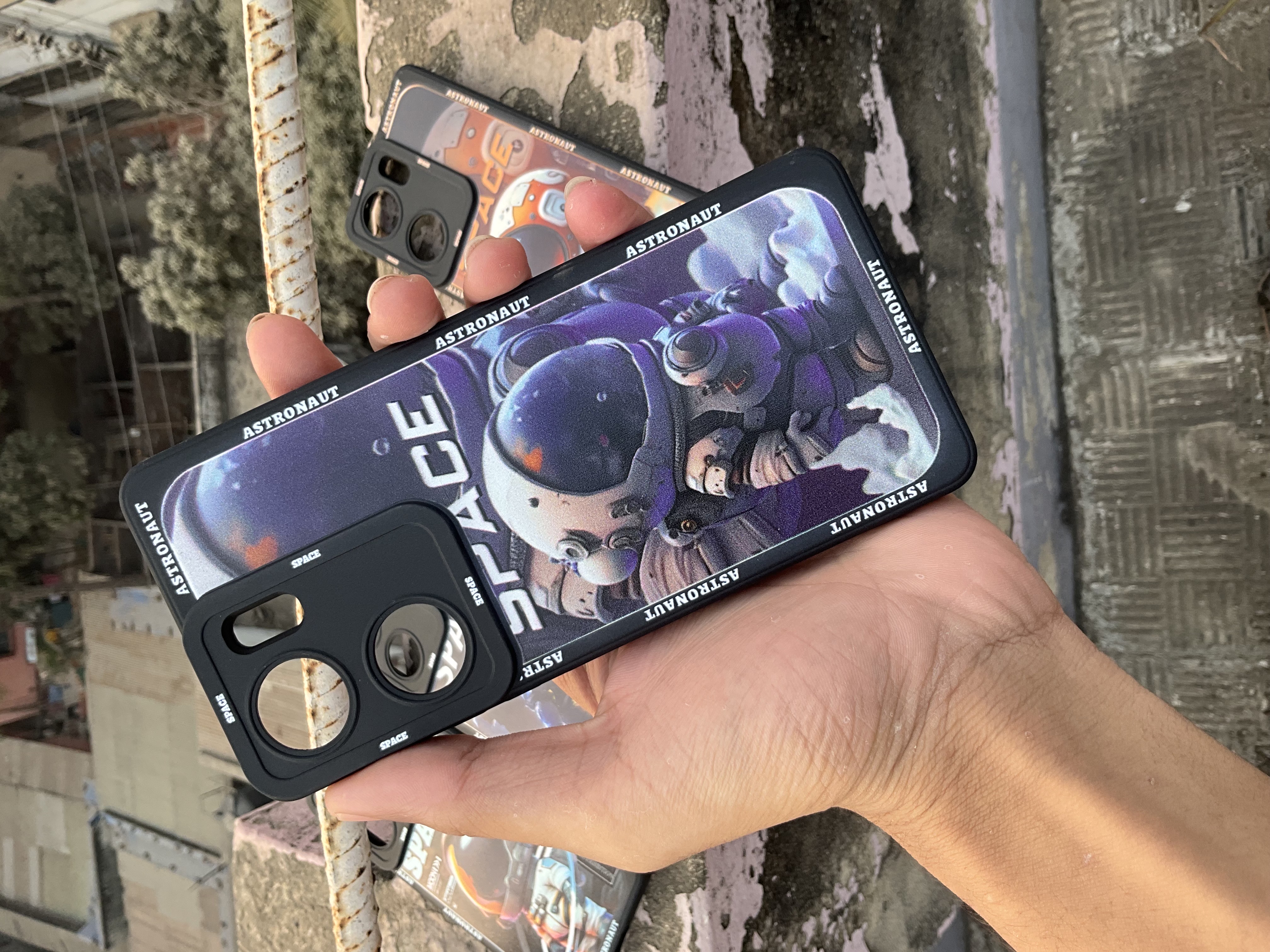 For IQOO Neo9 starry sky astronaut painted soft silicone case_img_2