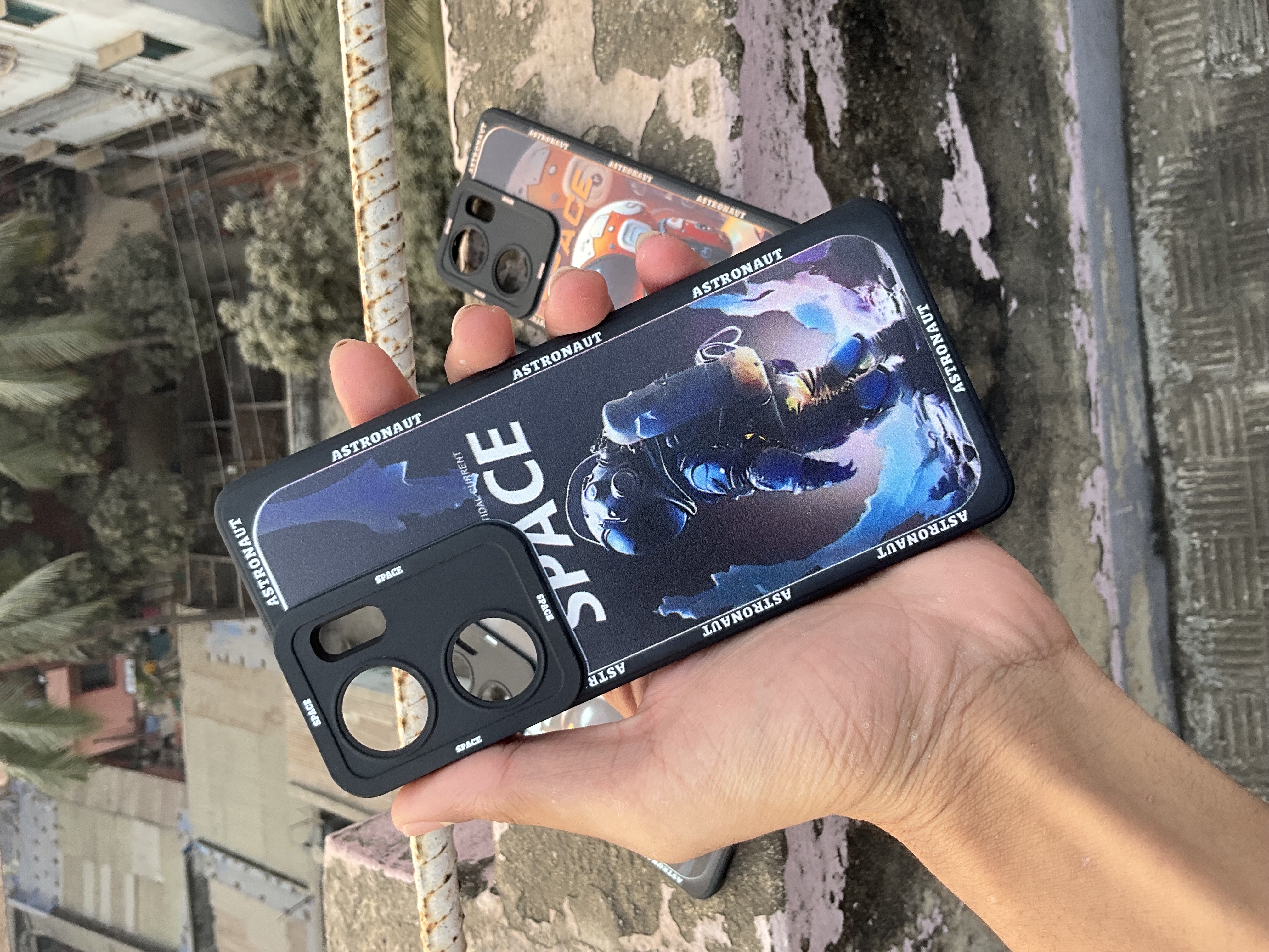 For IQOO Neo9 starry sky astronaut painted soft silicone case_img_3