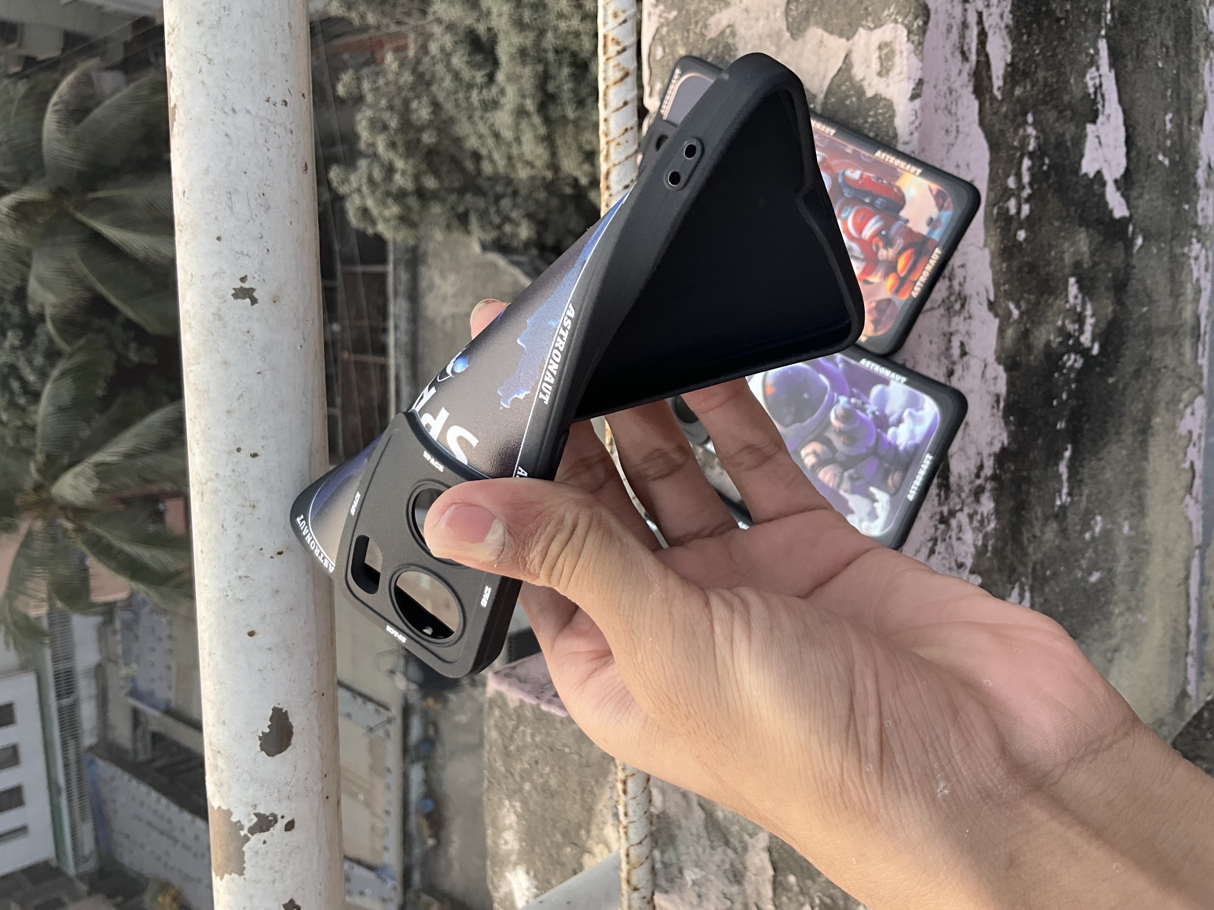 For IQOO Neo9 starry sky astronaut painted soft silicone case_img_5