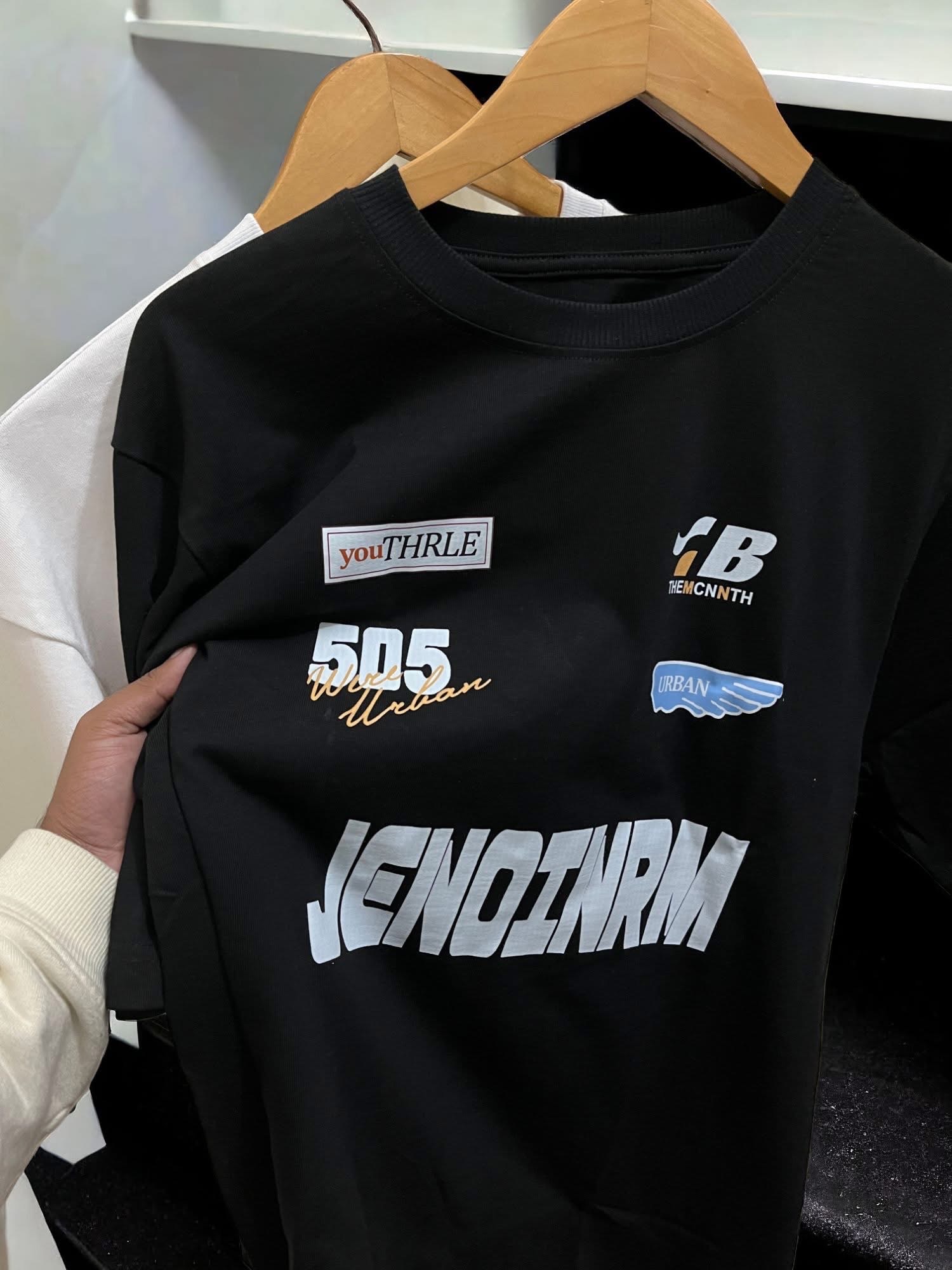 Jenoinrm Black oversized t-shirt