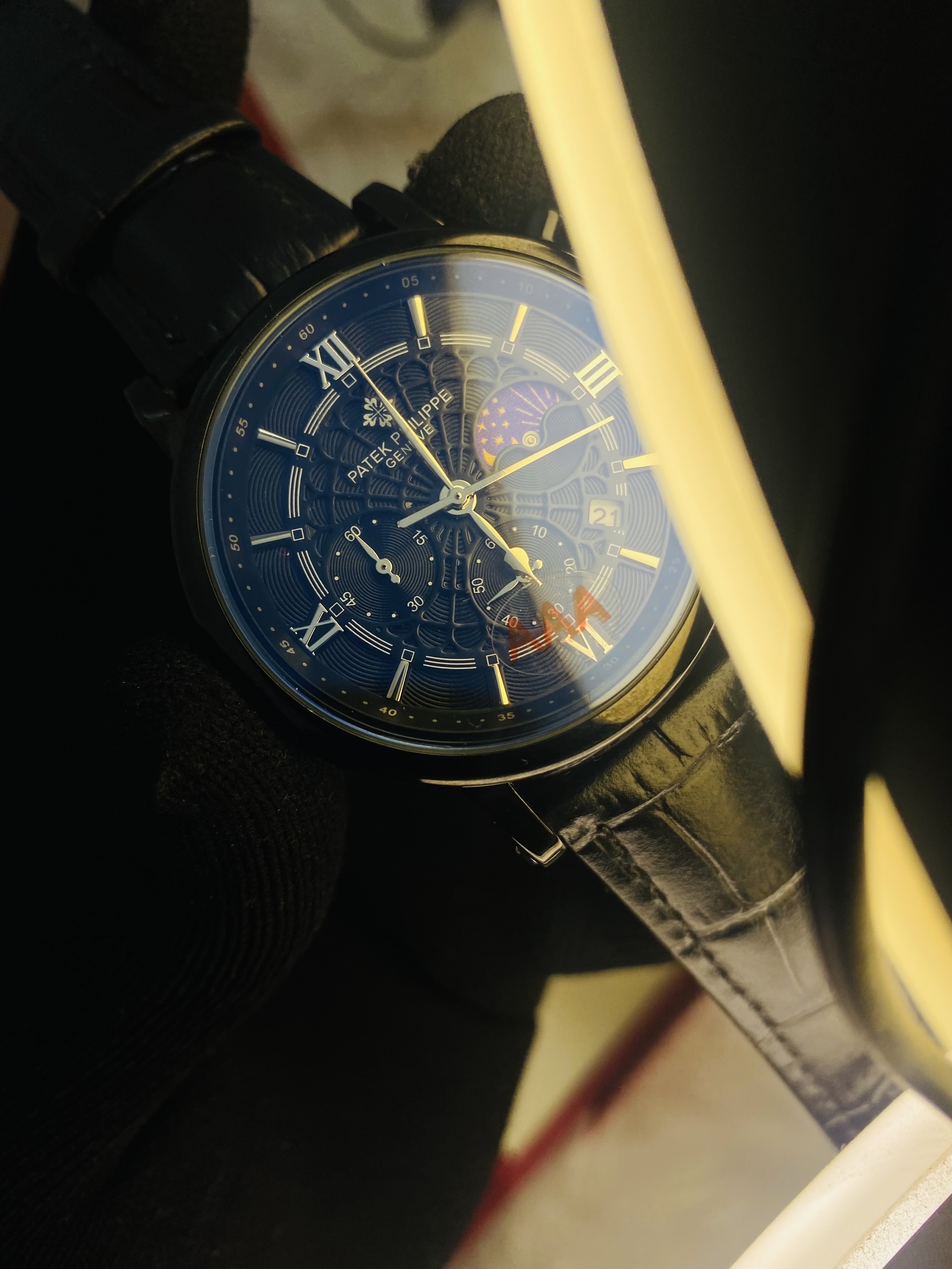 Patek philippe With Full  package Black