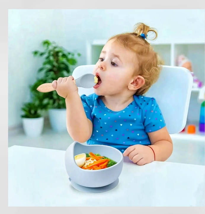 Food Grade Silicone Bowl & Spoon set_img_5