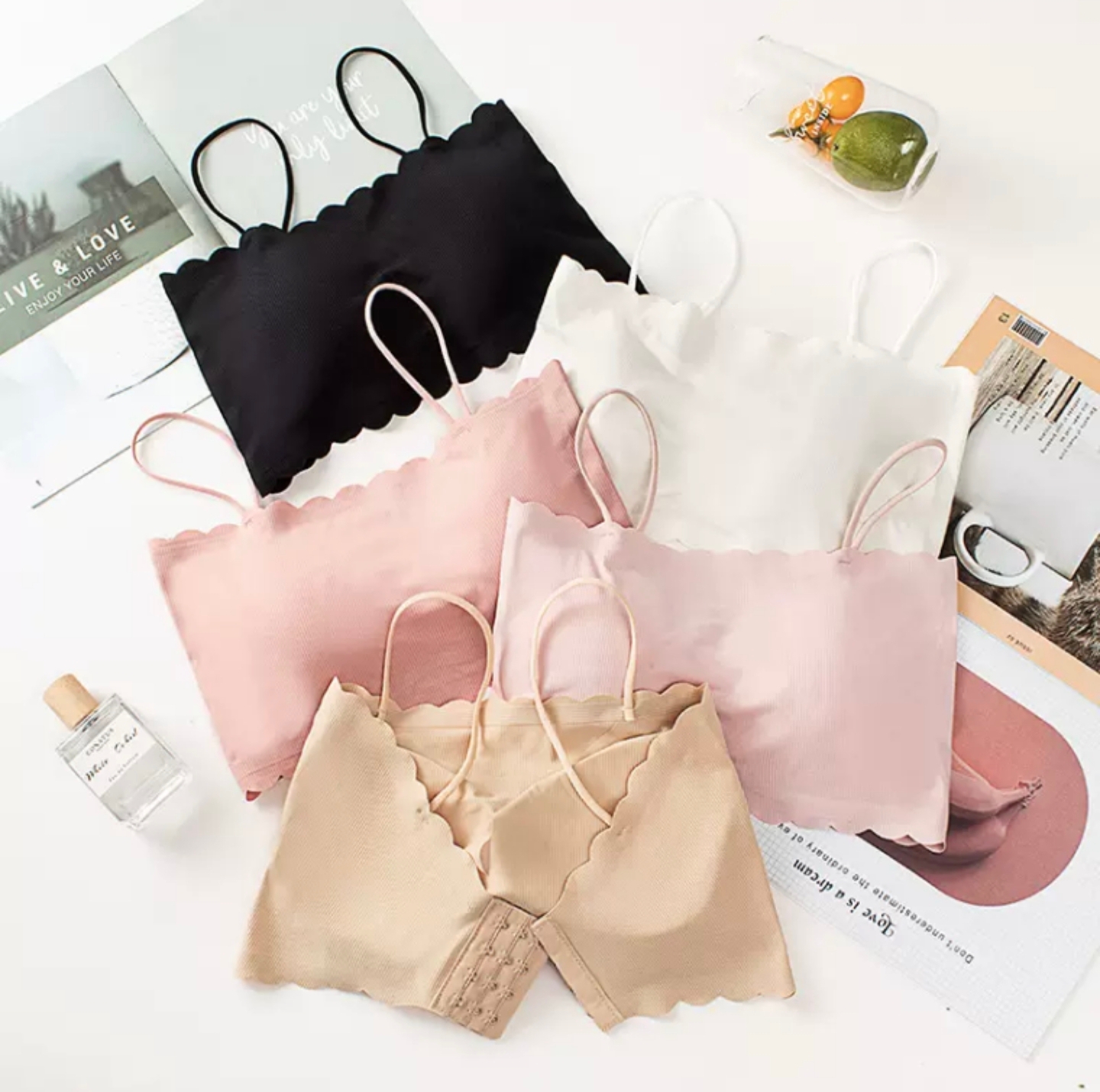 Seamless Bras Tube Top For Women Bandeau Top Sexy Lingerie Bralette Female Wire Free Brassiere Thin Underwear Push Up Bra_img_0