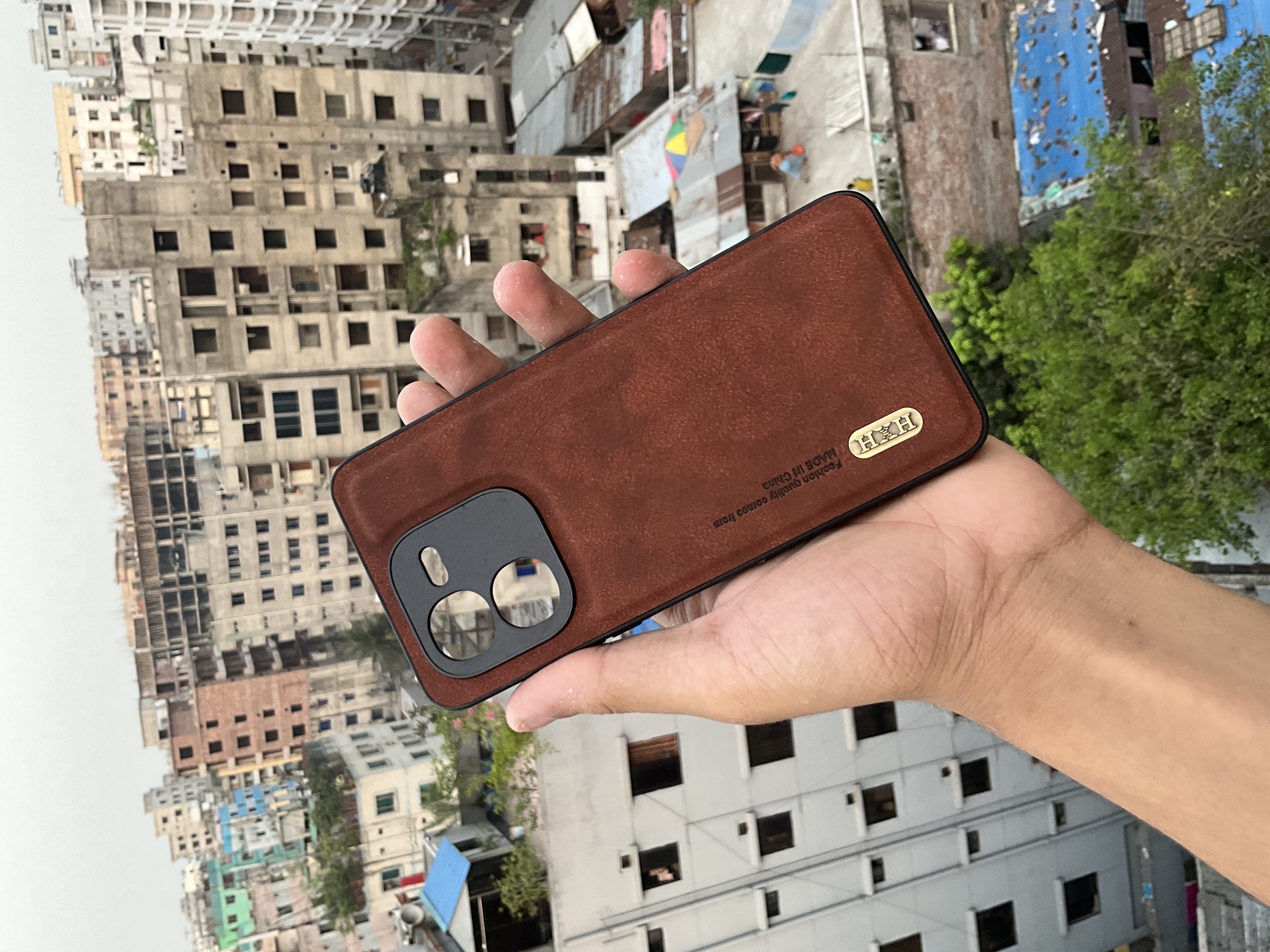 IQOO Z9x antique leather case frosted protective cover_img_1