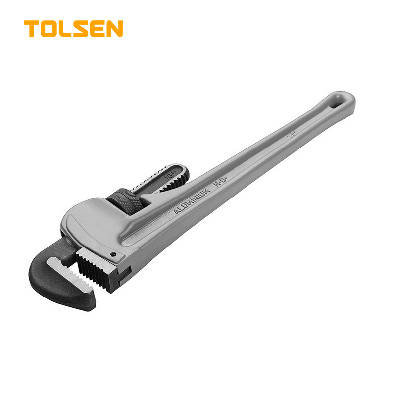 TOLSEN 18" Aluminum Pipe Wrench (450mm) Industrial Series Model 10224