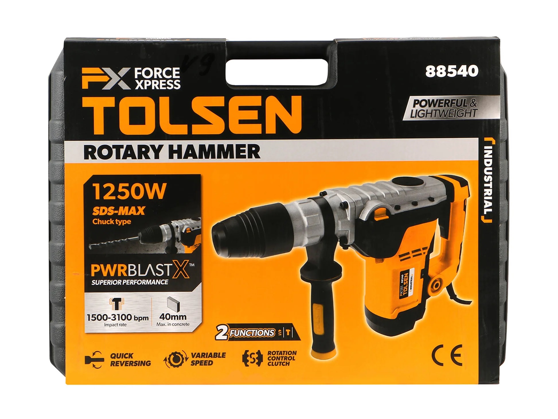 TOLSEN 88540, 1250w Rotary Hammer, SDS MAX chuck, 40mm;_img_1