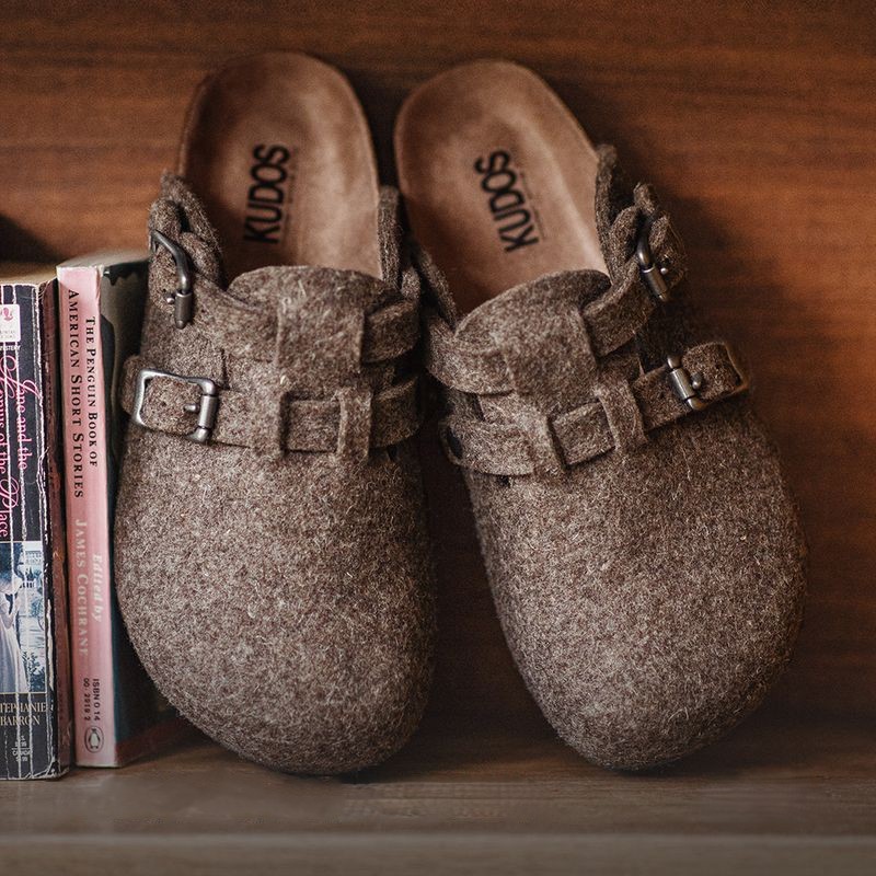 Men's Wool Felt Muller Shoes_img_1