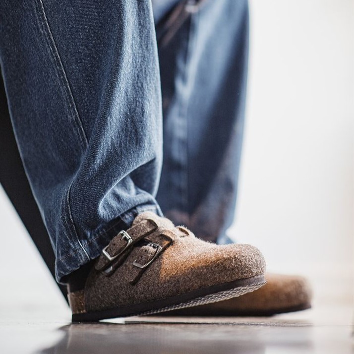 Men's Wool Felt Muller Shoes_img_2