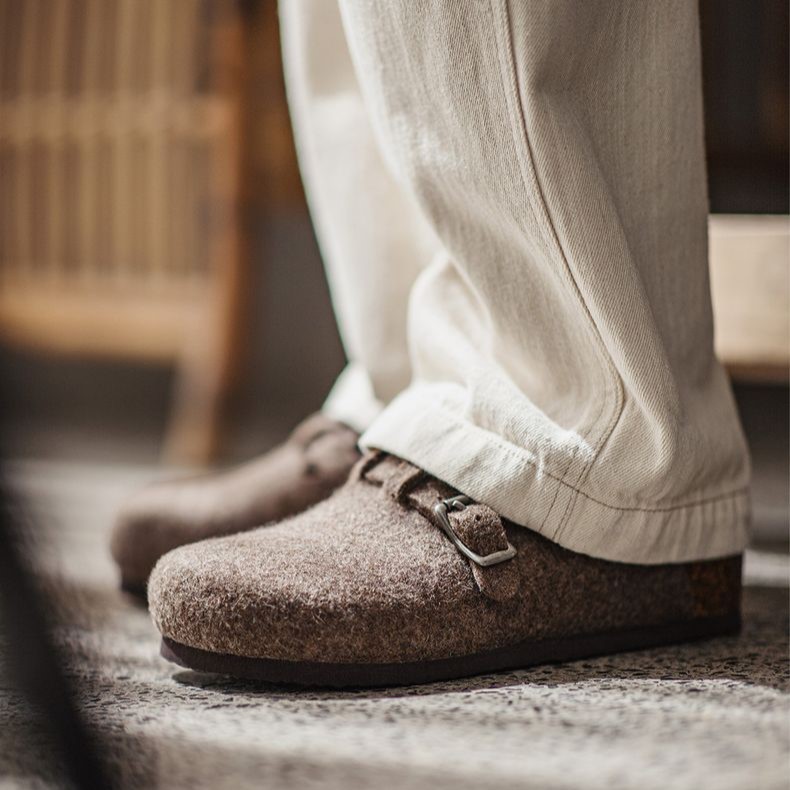 Men's Wool Felt Muller Shoes_img_3