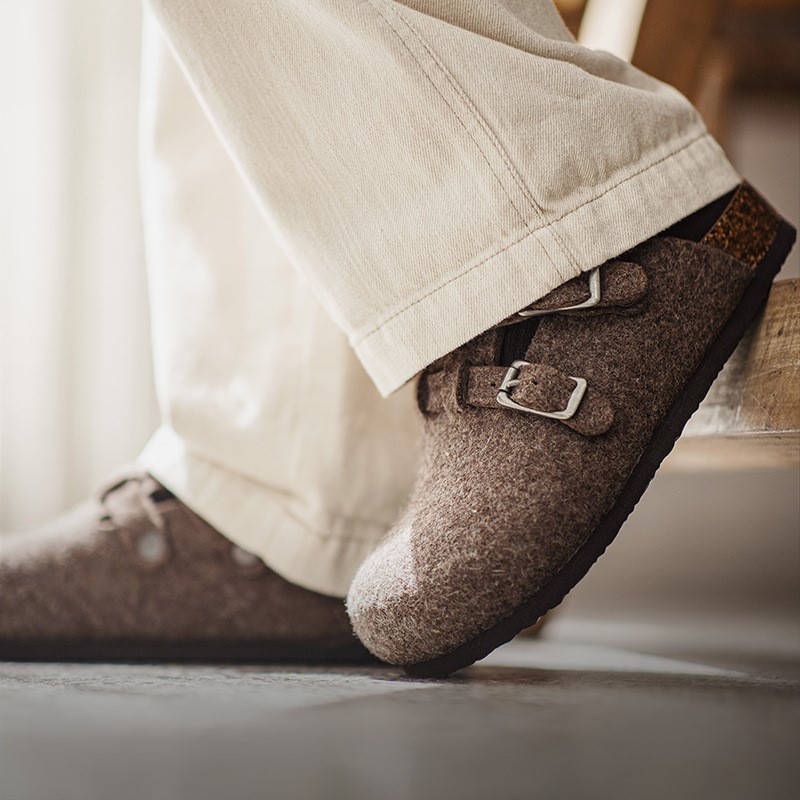 Men's Wool Felt Muller Shoes_img_5