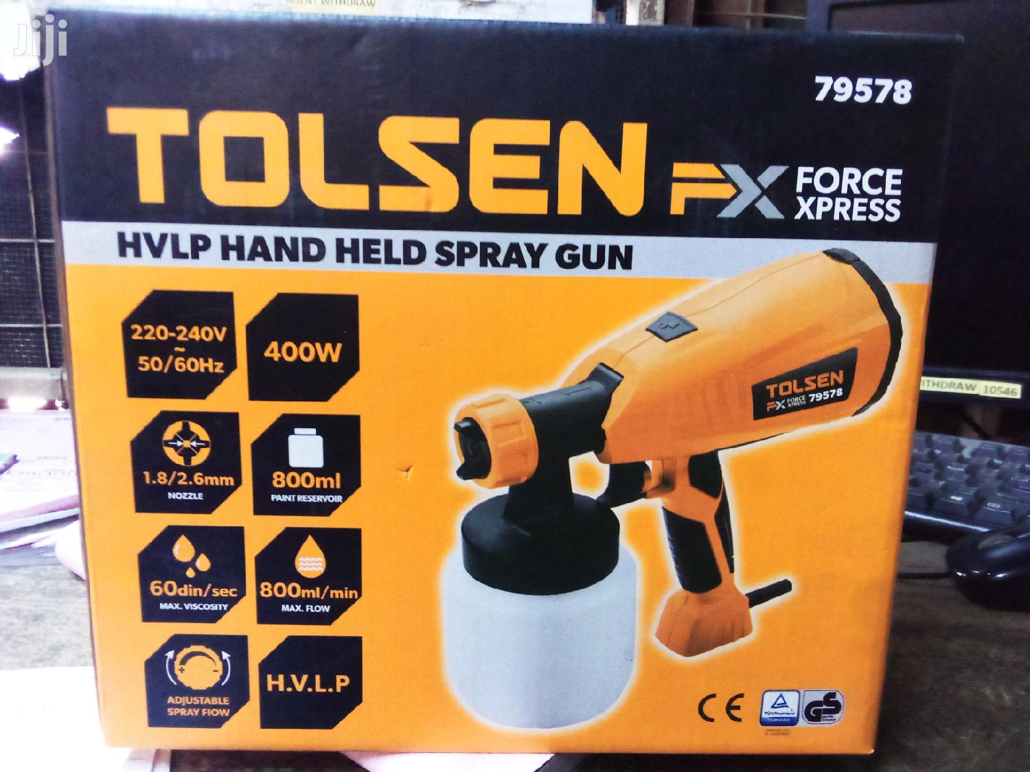 TOLSEN 79578, 400W HVLP Hand Held Spray Gun 800ml Model: 79578_img_3