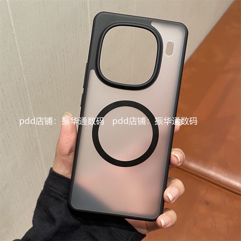 Suitable for vivoiQOO12 mobile phone case v2307a airbag anti-fall shell new magnetic protective cover_img_1