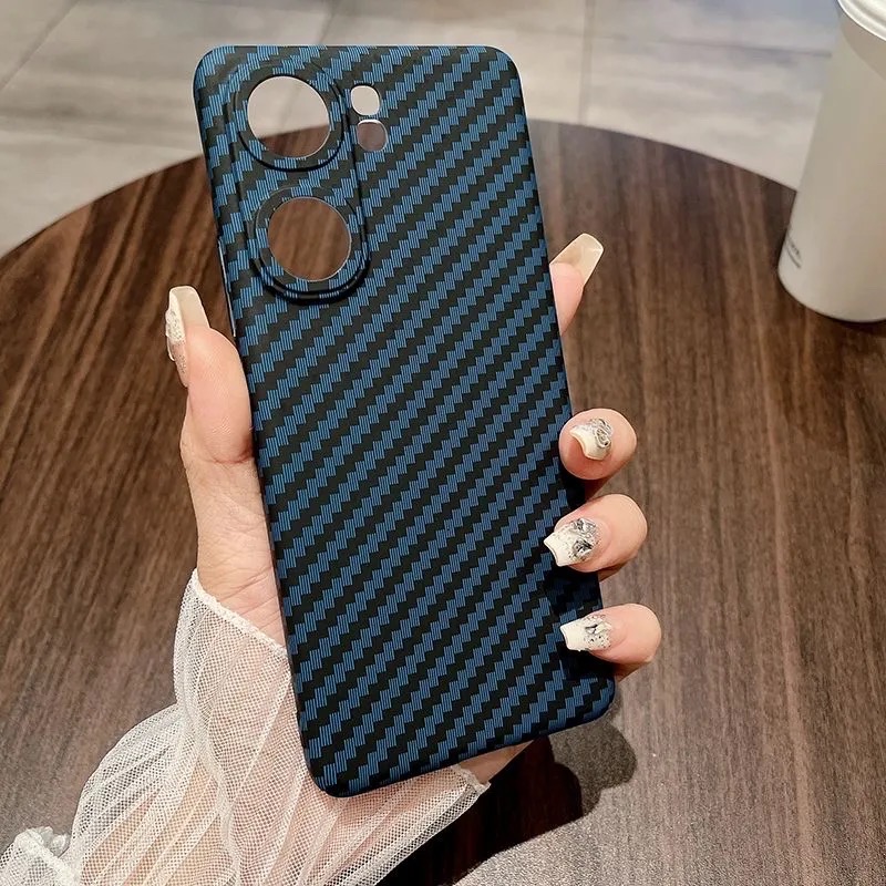 iQOO Neo9 mobile phone case Kevlar carbon fiber pattern new Neo9SPro ultra-thin hard shell high-end protective cover_img_6