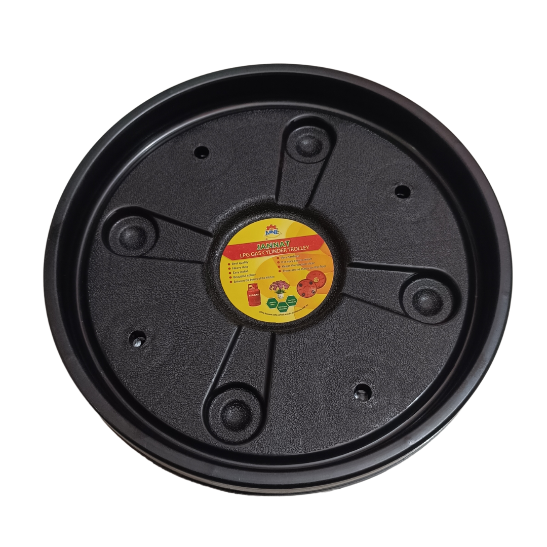 Wheeled Trolley Gas Cylinders and Flower Pots_img_10