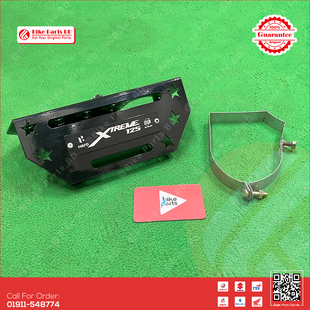 Silencer Tara Cover (After Market) for Hero Xtreme 125R bike.