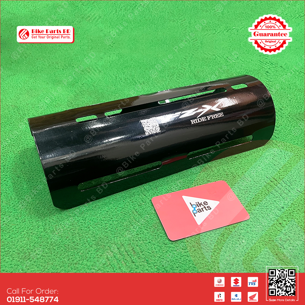 Silencer Cover (After Market) for Yamaha FZX bike.