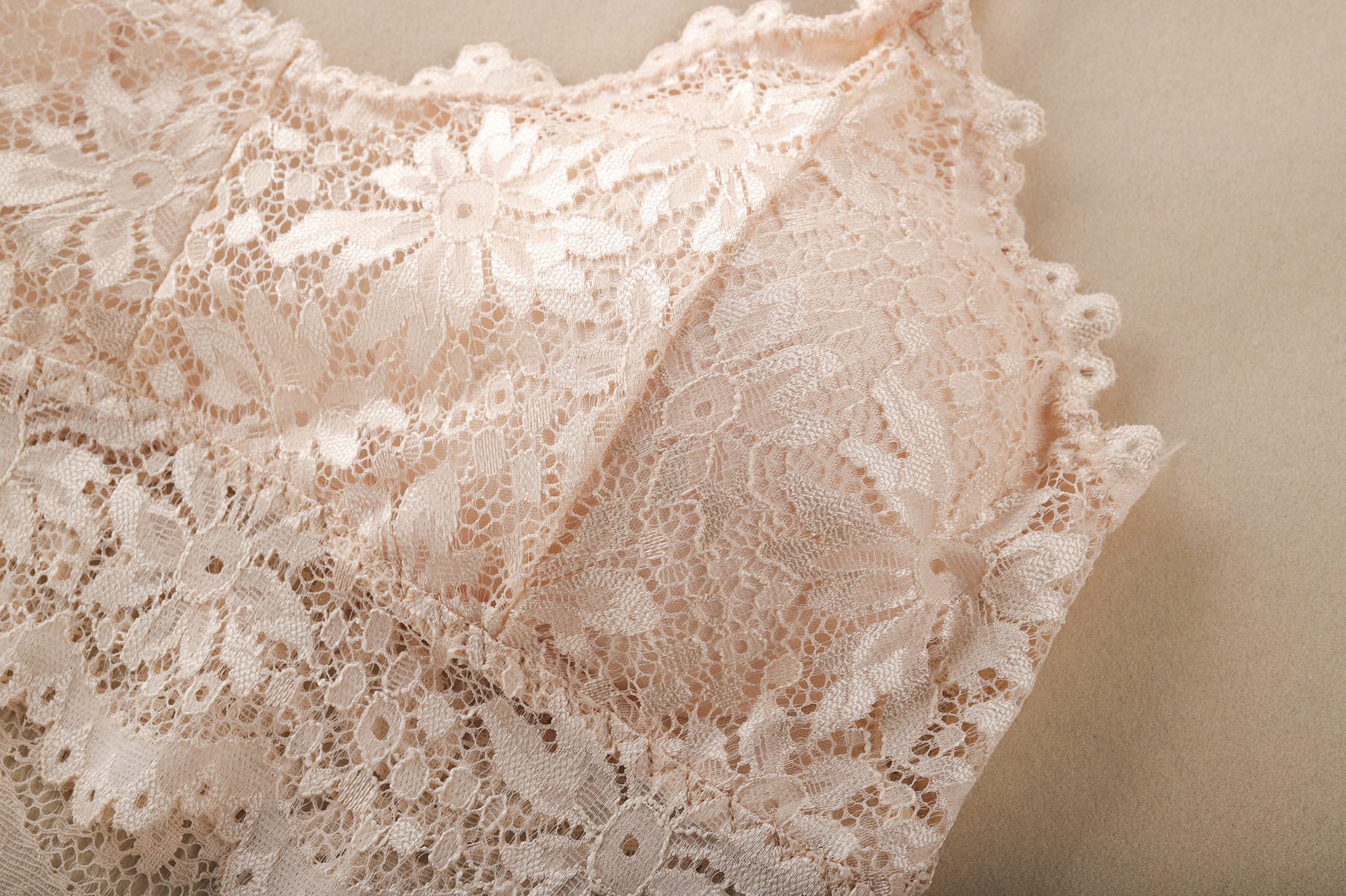 Fashion Women Lace Flower Bras Top Comfortable Bralette Solid Color Sexy Underwear Vest Seamless Bra_img_8