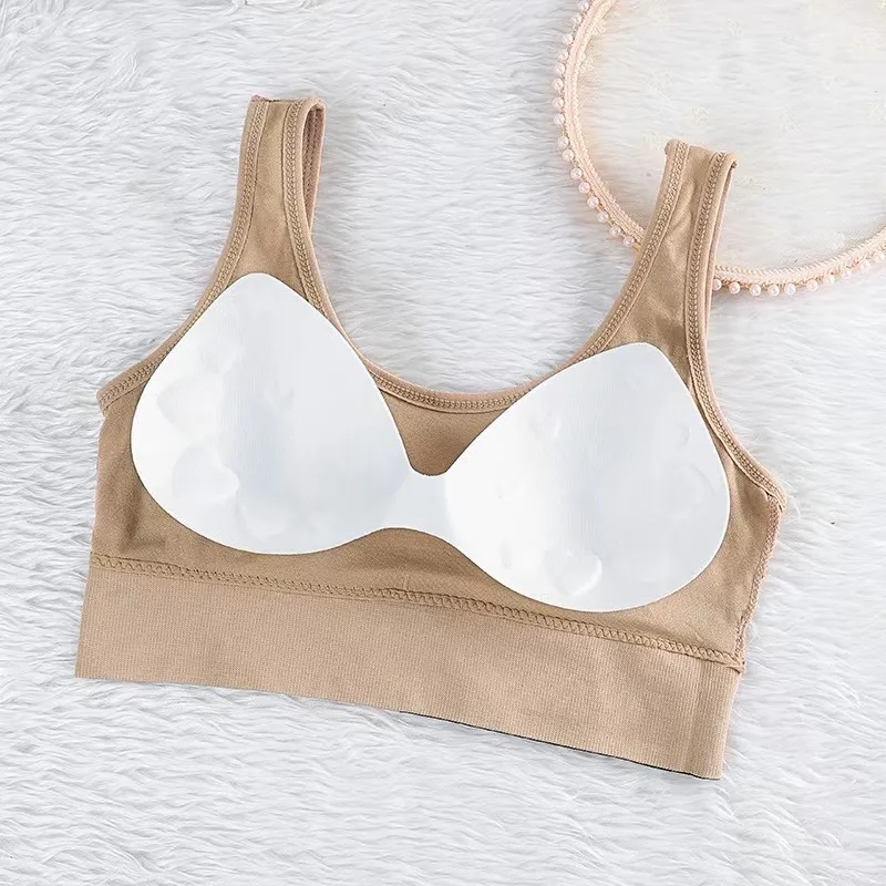 Women's Cotton Underwear Lace Top Women's Girls Comfort Fashion Tank Up_img_4