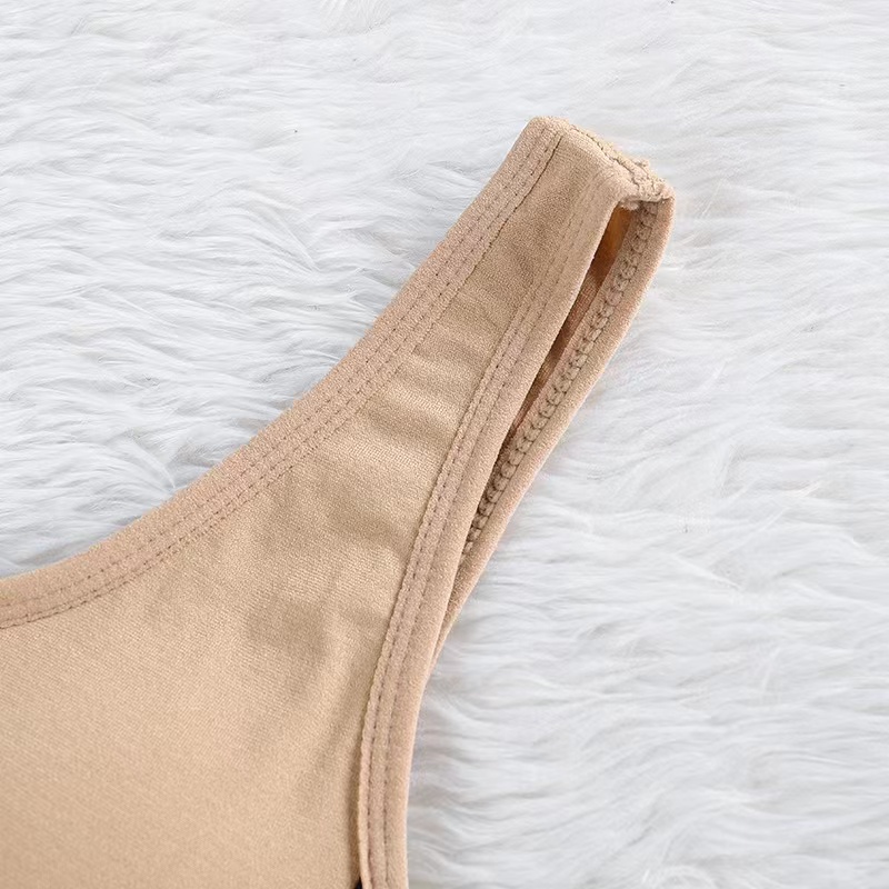 Women's Cotton Underwear Lace Top Women's Girls Comfort Fashion Tank Up_img_6