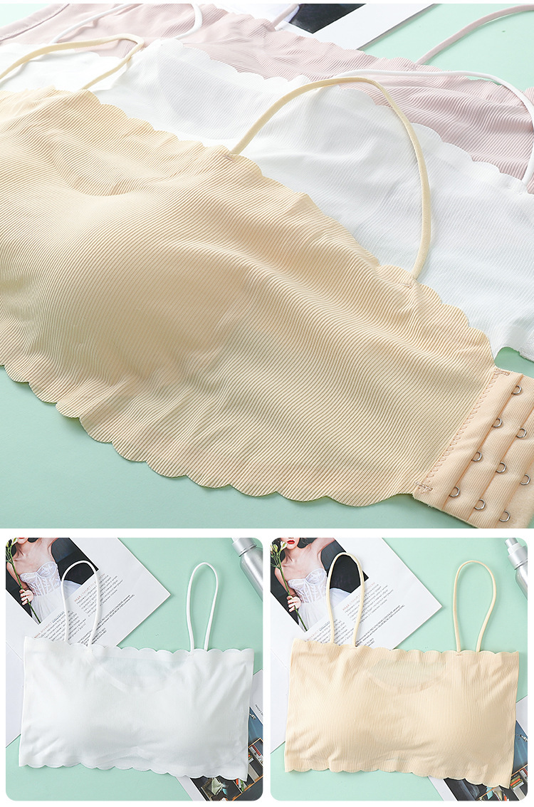 Seamless Bras Tube Top For Women Bandeau Top Sexy Lingerie Bralette Female Wire Free Brassiere Thin Underwear Push Up Bra_img_6