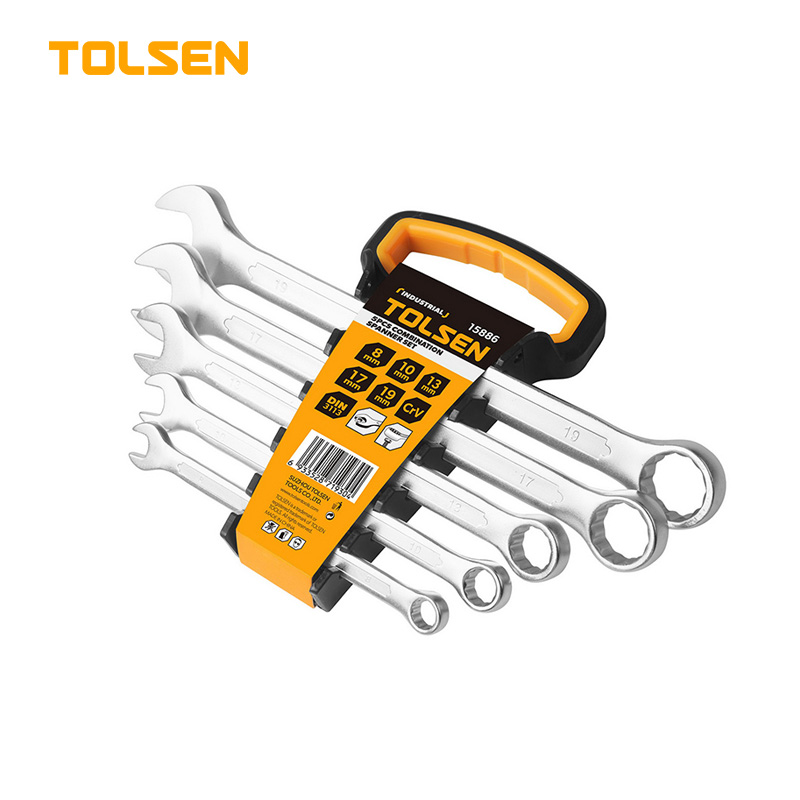 TOLSEN-5pcs-Combination Spanners Set-(8/10/12/14/17mm)Model 15155