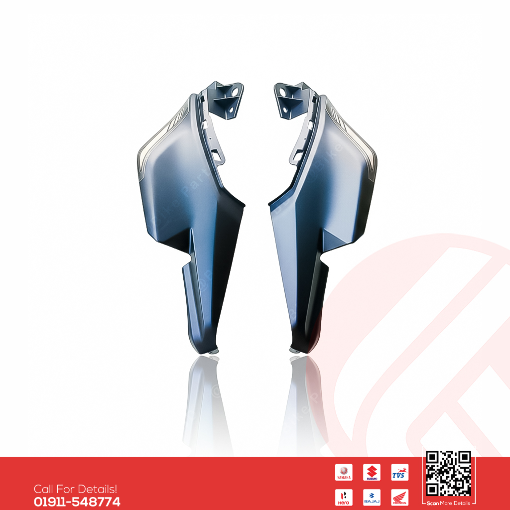 Back panel for Yamaha FZS V3 (Mat Blue) bike._img_0