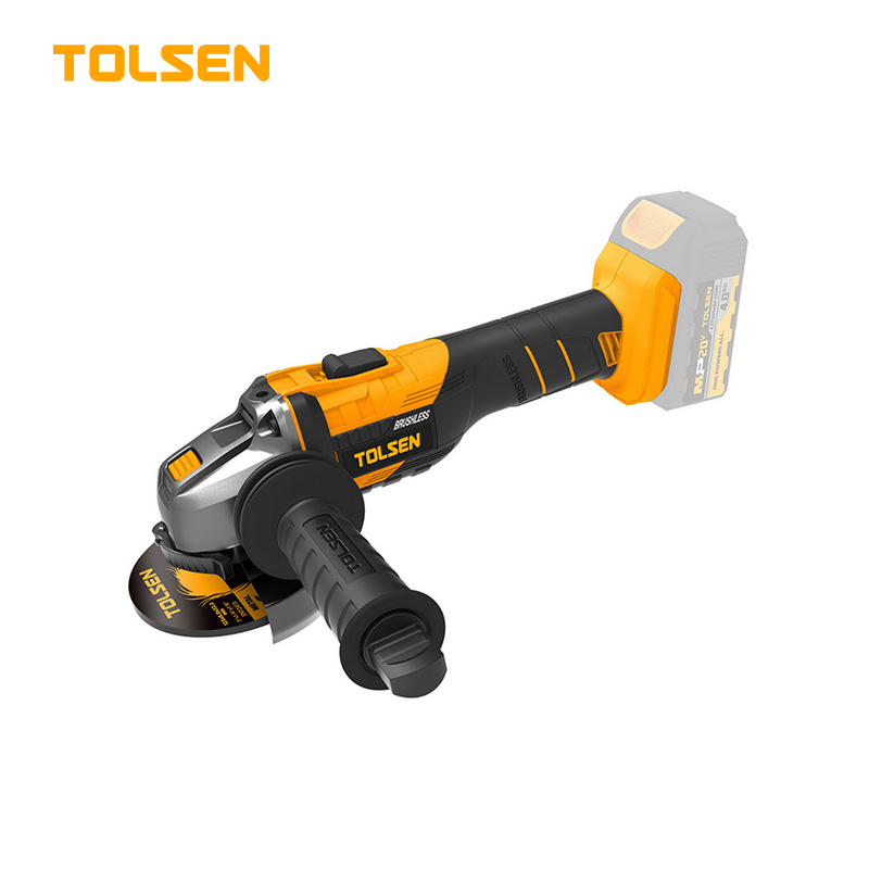 TOLSEN 87278 Li-ion Brushless Cordless Angle Grinder 20V (Not Included Battery and Charger); Model 87278_img_0