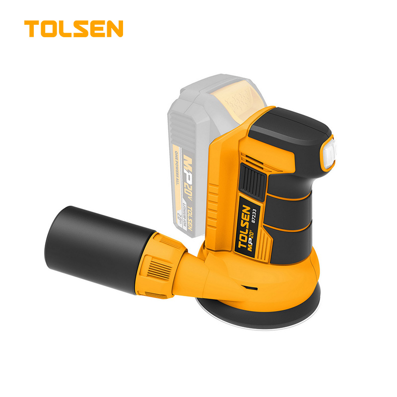 TOLSEN 87233 20V Li-ion Cordless Random Orbit Sander (Battery and Charger Not Included) Model 87233_img_0