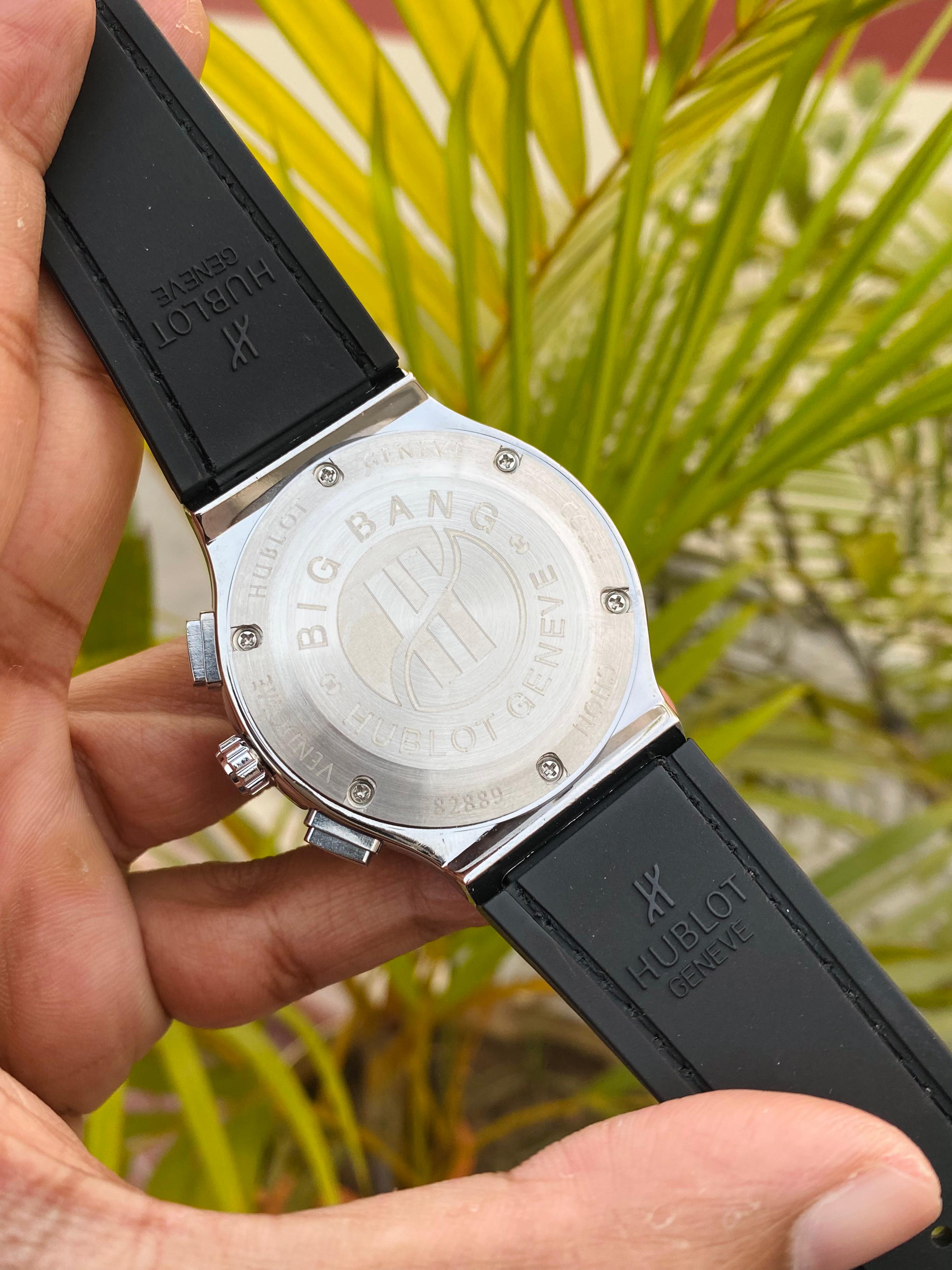 Hublot Geneve Watch Quartz Movement Chronograph Watch._img_4