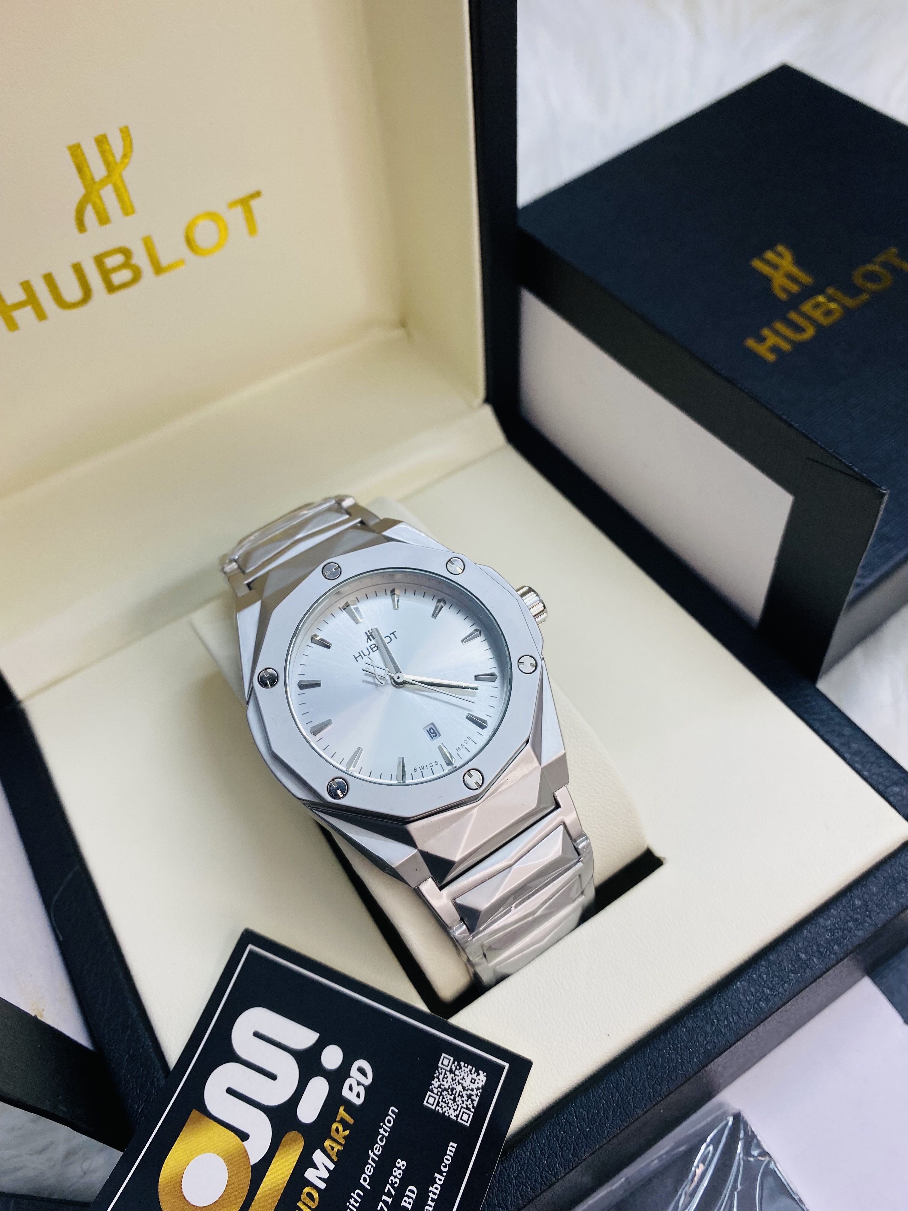 HUBLOT || FULL SILVER || With full package_img_1