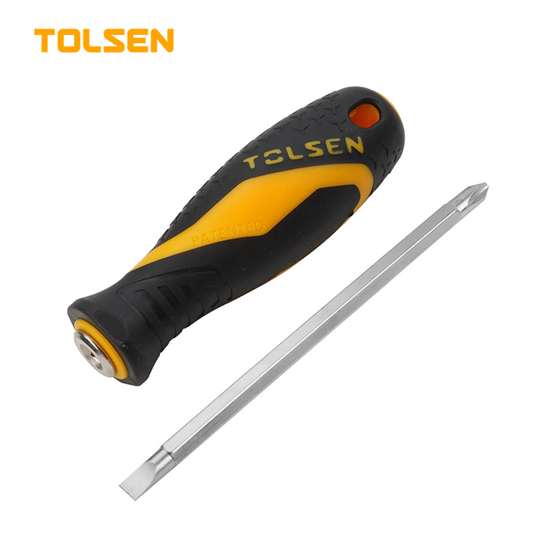 TOLSEN 2 in 1 Interchangable Screwdriver Set (Philip & Flat) Model: 20042