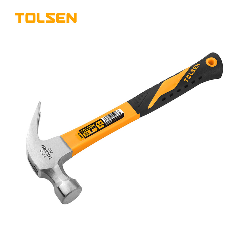 TOLSEN Claw Hammer Fiberglass Handle 8oz / 225g Model: 25028