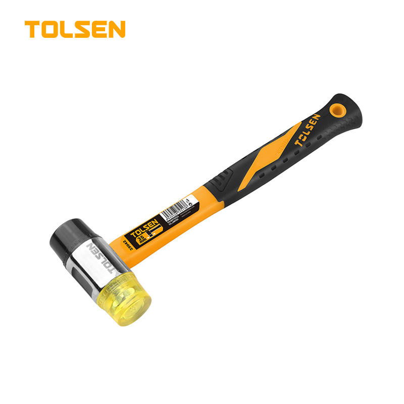 TOLSEN Two Way Mallet 400g Plastic Nylon Fiberglass Handle Model 25042