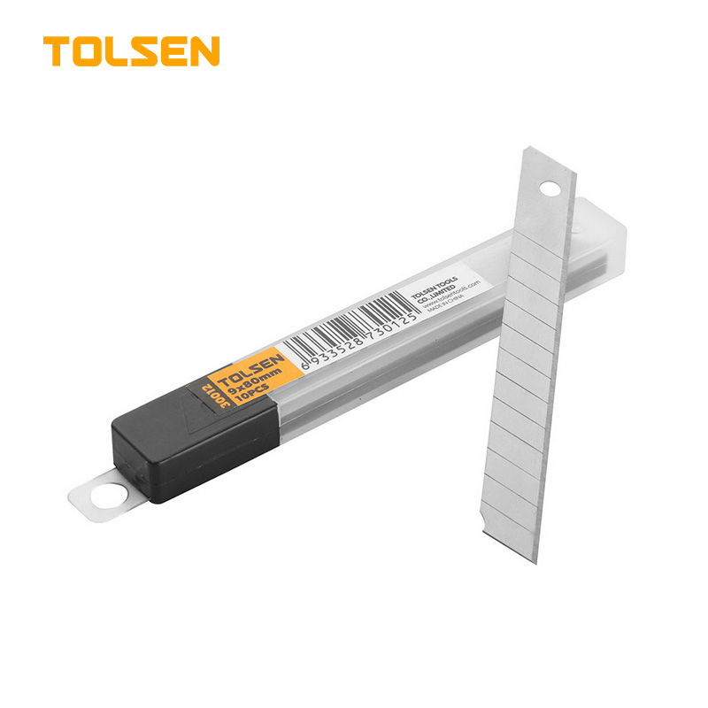 Tolsen 10pcs Blade Refill Set w/ Plastic Box (9x80mm) Model: 30012