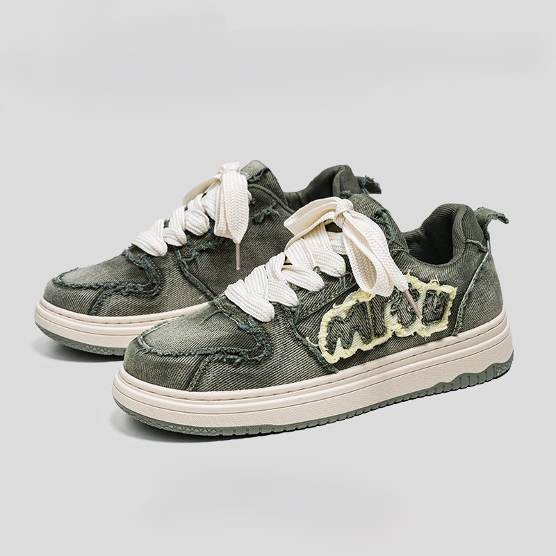 Men's Retro Denim Sneakers._img_1