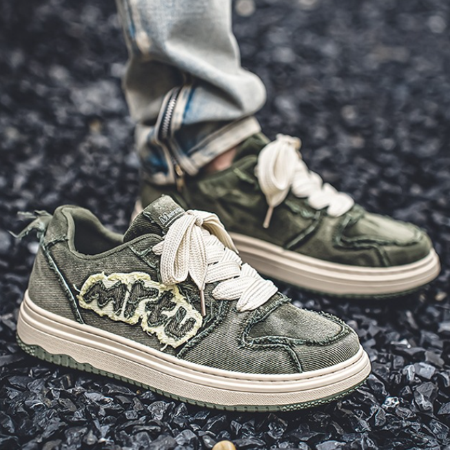 Men's Retro Denim Sneakers._img_2