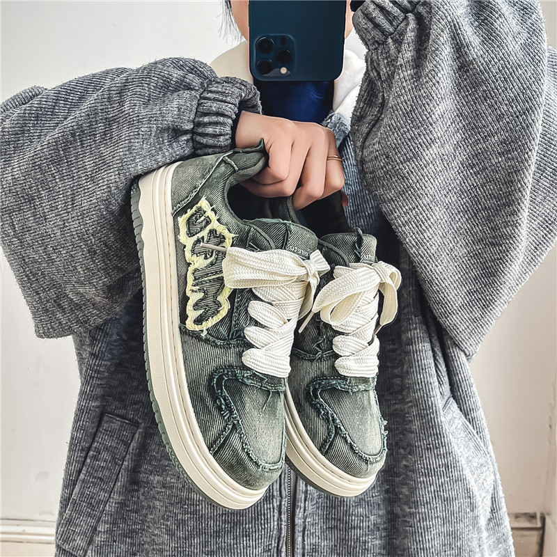 Men's Retro Denim Sneakers._img_3