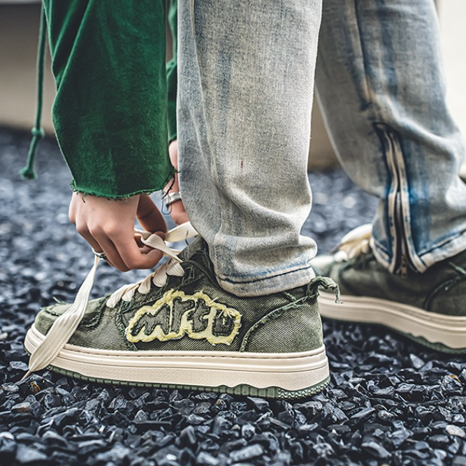 Men's Retro Denim Sneakers._img_5