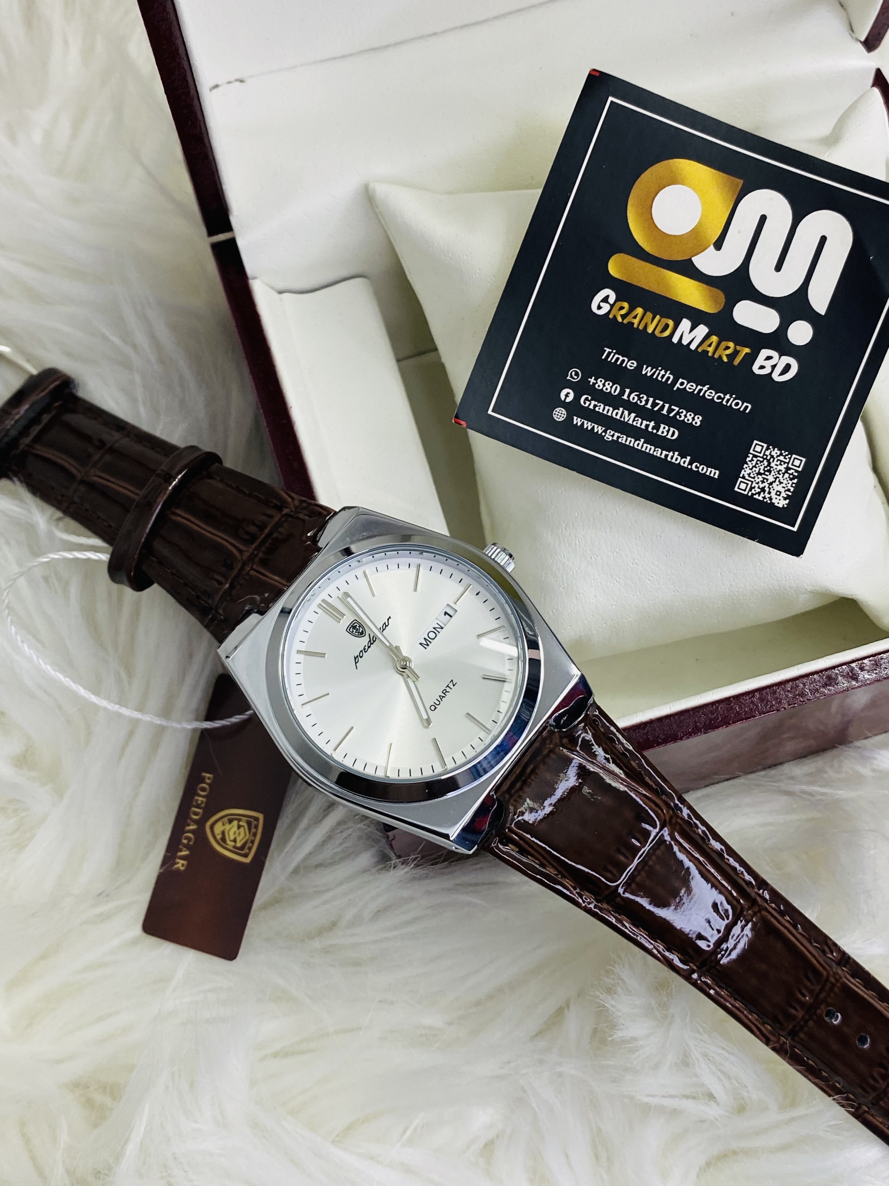 Poedagar || 9305 || Leather watch_img_1