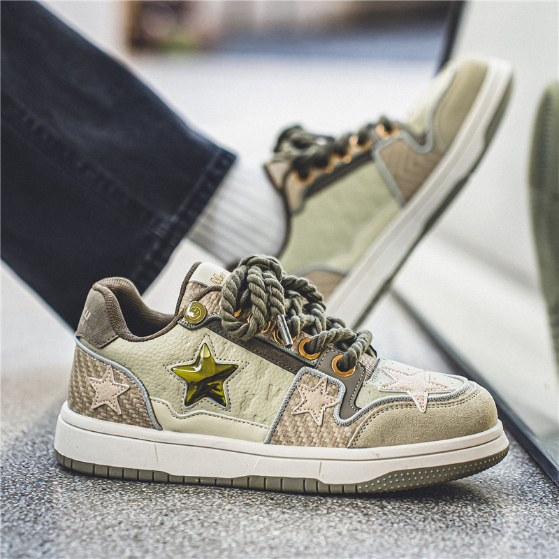 Men's Thick-soled Star Sneakers_img_0