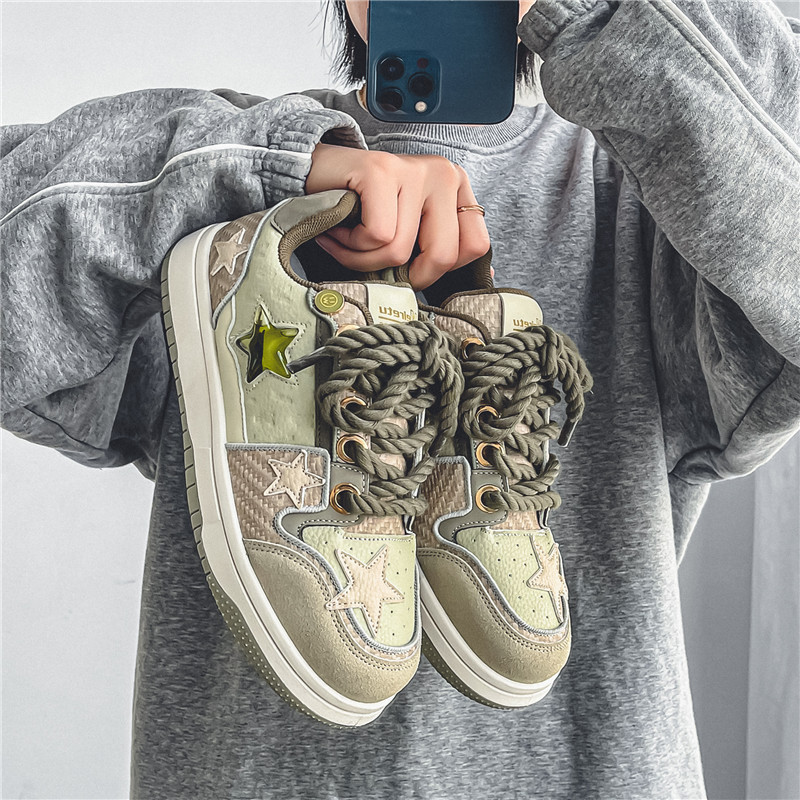 Men's Thick-soled Star Sneakers_img_2