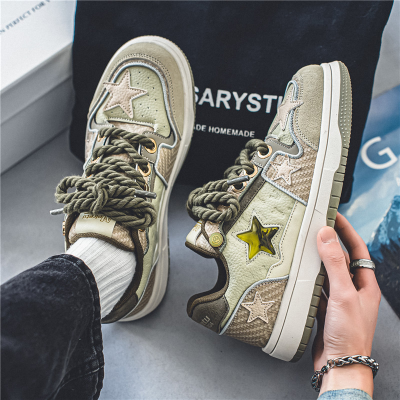 Men's Thick-soled Star Sneakers_img_6