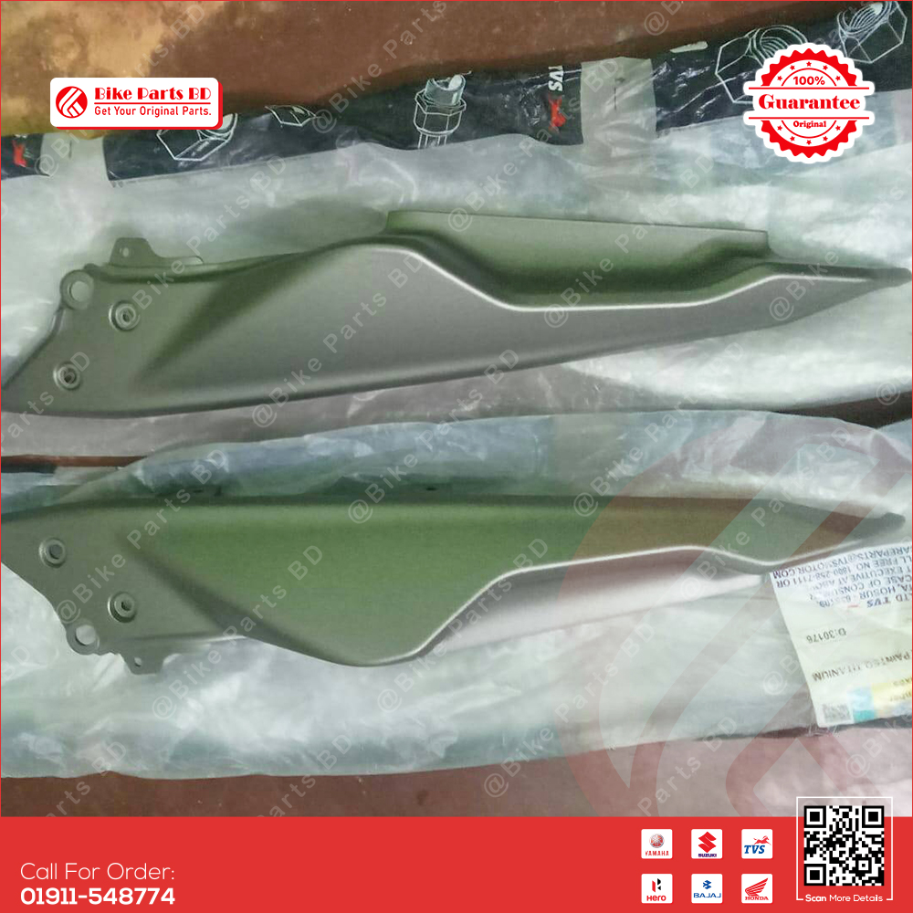 Back Panel for TVS Raider 125cc bike.