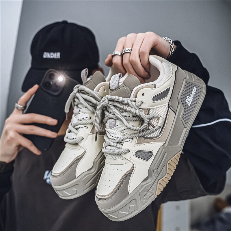 Men's Casual Thick-Soled Sneakers_img_2