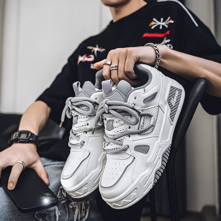 Men's Casual Thick-Soled Sneakers_img_3