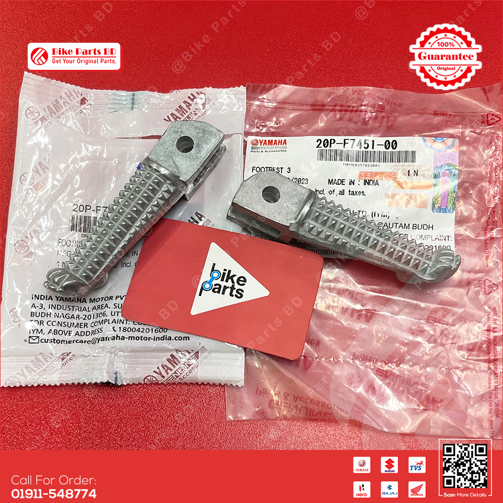 Footrest (Front-Set) Yamaha R15 V2, R15 V3, R15 V4, R15M, MT15 V1, MT15 V2 bike._img_1